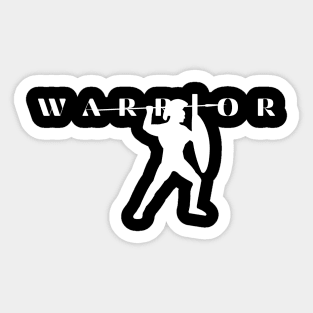 Warrior with Spear and Shield Sticker